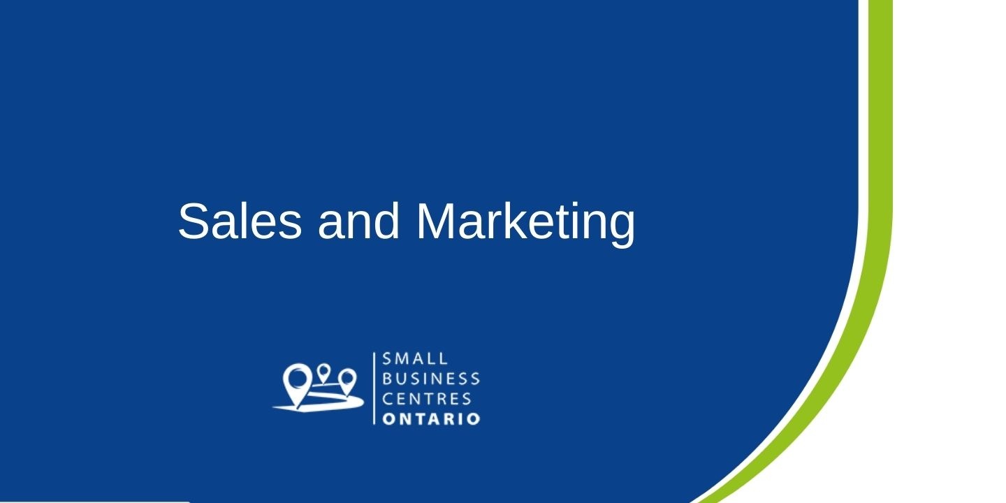 Sales and Marketing